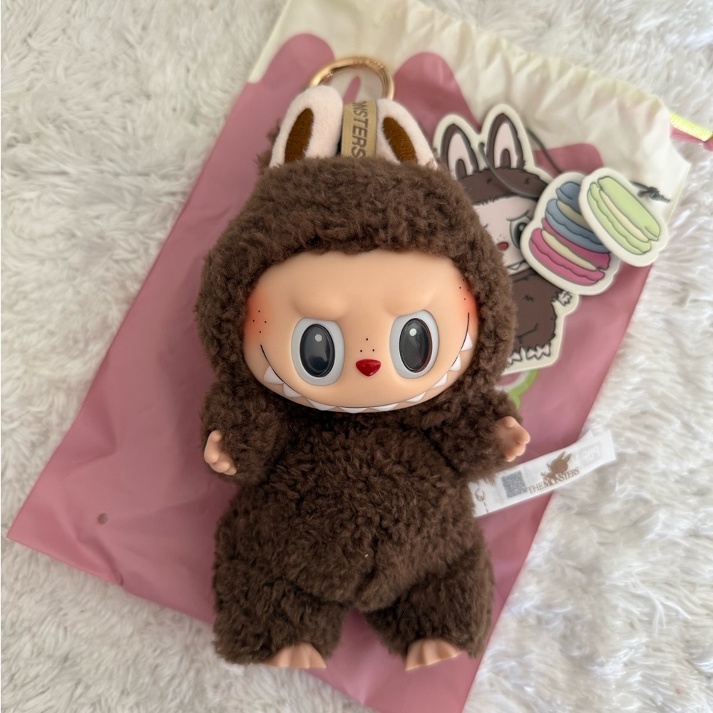 POP MART Labubu The Monsters – Exciting Macaron Series, Chestnut Cocoa - Picture 4 of 9
